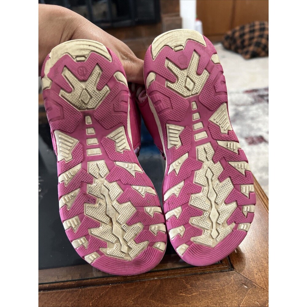 Youth/Girls Eddie Bauer Cascadia Hot Pink Adjustable Straps Sandals Size 13M - Picture 6 of 8